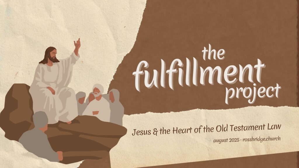 The Fulfillment Project Week One