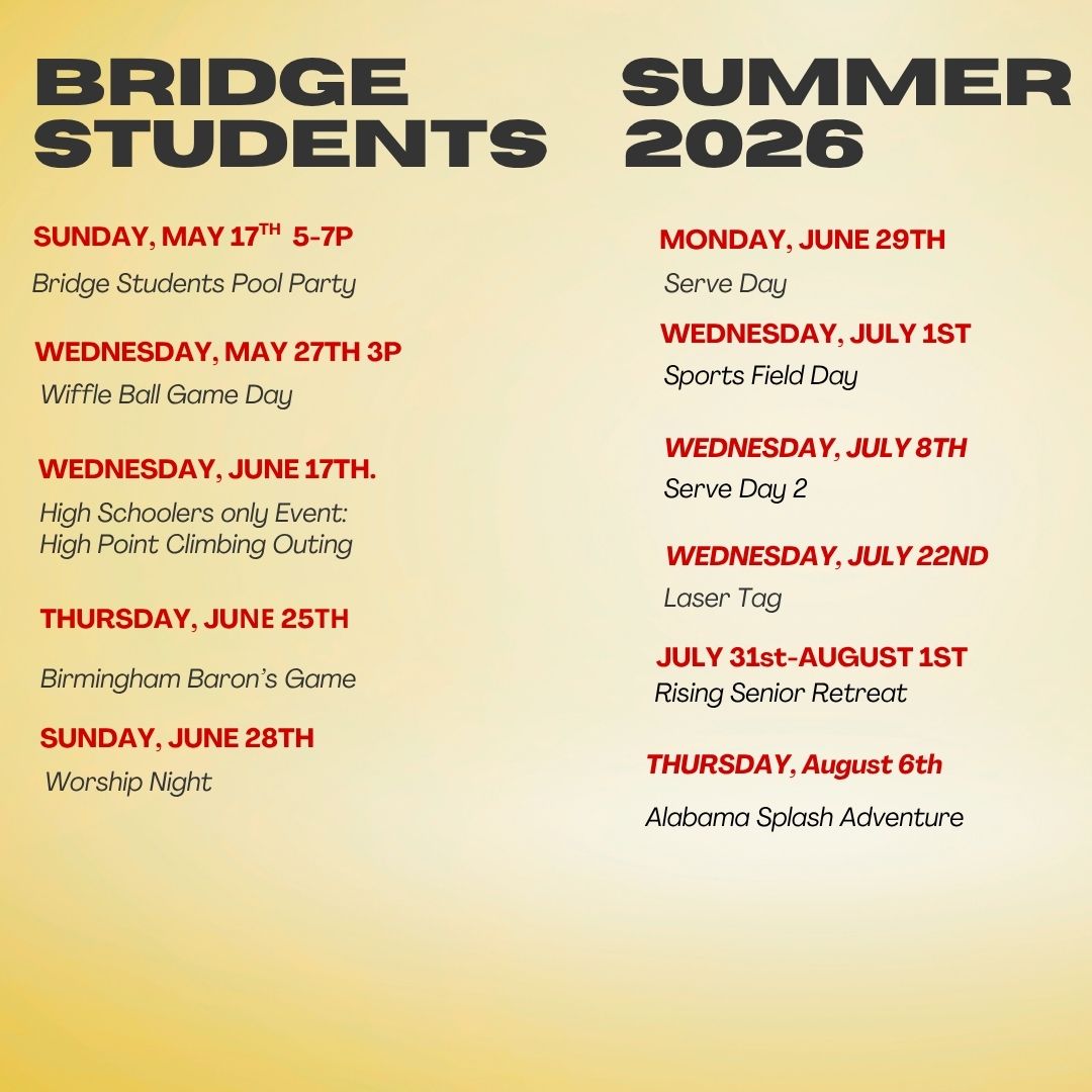 Bridge Students summer 2026 (2)