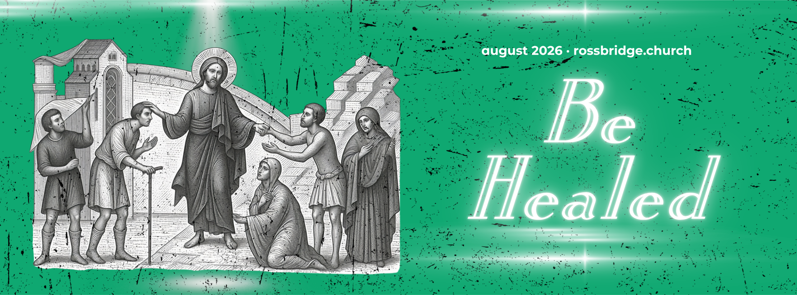 Sermon Graphic Be HEALED! (Facebook Cover)