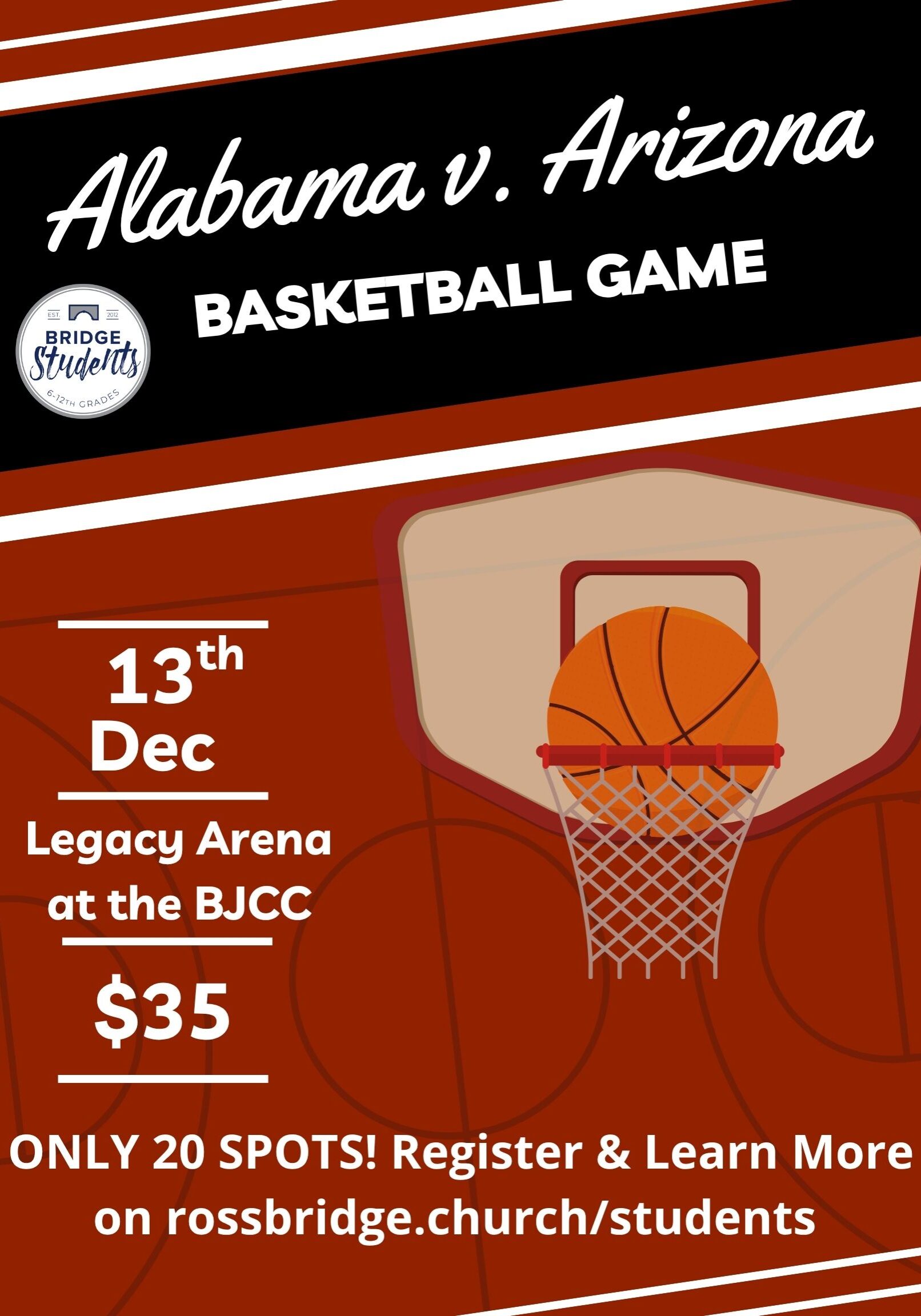 Orange Minimalist Basketball Tournament Poster (3)